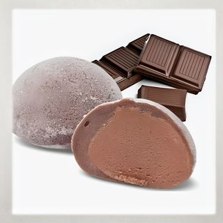 Mochi al cioccolato e nocciola - 2 pezzi