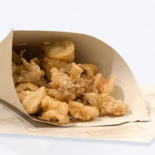 Rabas fritas a la andaluza