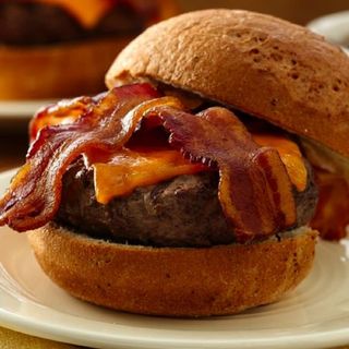 Bacon and cheese burger