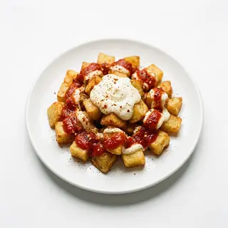 Patatas Bravas Con Salsa Casera