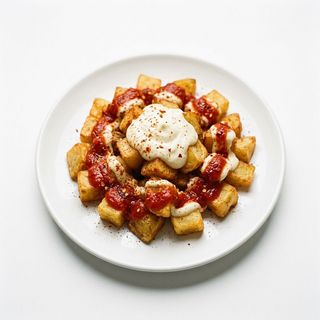 Patatas Bravas Con Salsa Casera