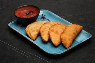 Мини чебуреки с говядиной