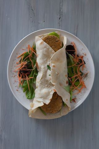 Piadina falafel