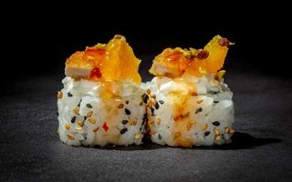 284. Salmon chicken roll