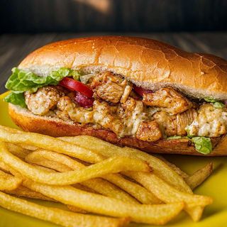 Sandwich Escalope Grillée & Frites