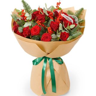 Букет "Романтичний" з ялиною 