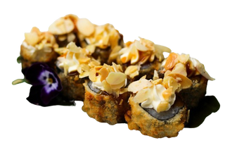 162. Hosomaki fritto sake 8 pezzo