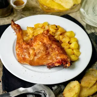 Coscia di pollo alla brace