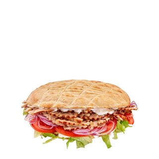 Roasted Pork Gyros flatbread