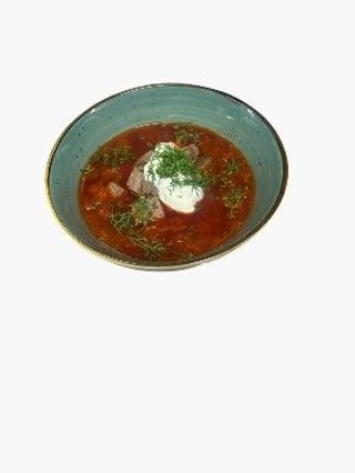 Борщ с греческим йогуртом (300г)