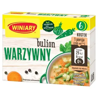Winiary Bulion warzywny 60 g (6 sztuk)
