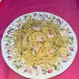 Spaguetti con Gambas