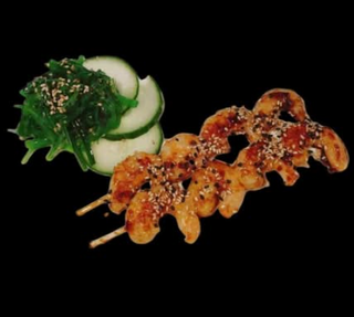 Teriyaki de langostinos tigre negro