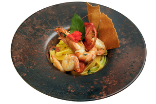 Tagliatelle cu creveți