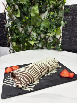 Clătită Nutella + Mascarpone + căpșuni