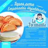 Pack 5 Ud. Tapas de Empanadas Hojaldre Horno La Tucumanita 14 cm (4079)