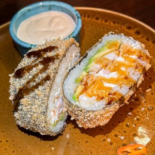 СУШІ БУРГЕР З ТИГРОВИМИ КРЕВЕТКАМИ