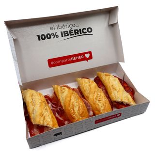 Caja de Bocatines Variados 100% Ibéricos