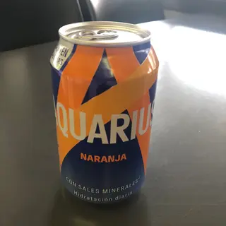 Aquarius Naranja lata 330ml.