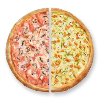 Pola pola - Capricciosa i Chicken Feta pizza XL