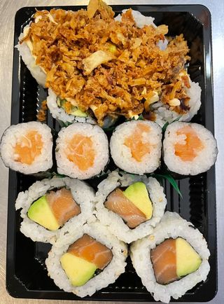 502-Menú Two(12 piezas+1 tempura de langostino de regalo)