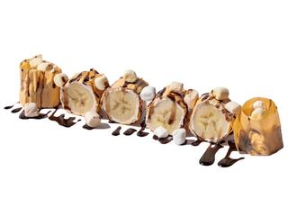 Sweet banana marshmallow roll 6 szt.