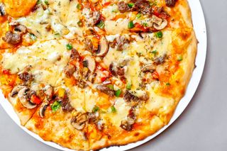 Chicken n Mushroom Pizza