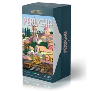 "ARTUZZI PERUGIA" - DECAF ESPRESSO - 20 ALUMINUM PODS - "არტუცი პერუჯია" - დეკაფ ესპრესო - 20 ალუმინის კაფსულა