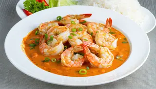 Krewetki Tiger w czerwonym curry 350g