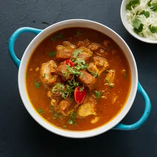 Carne de Porco Dhansak com Grão