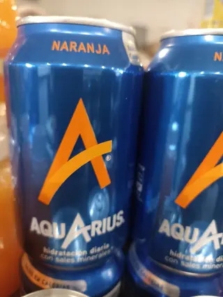 Aquarius Naranja lata 330ml.