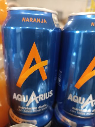 Aquarius Naranja lata 330ml.