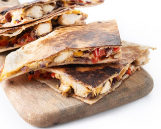 Quesadillas de queso y tomate