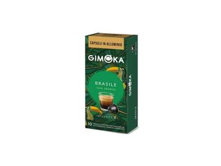 Кафе капсули GIMOKA BRASILE ALU, съвместими със система Nespresso (10 бр)