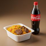 Pilau Beef (small) + Soda