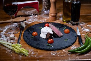 Filetto al pepe verde