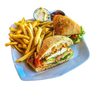 BBQ chicken sandwich