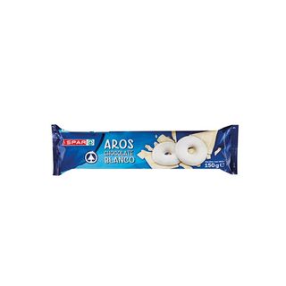 Aros de Chocolate Blanco Spar (150 gr)