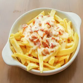 Patatas queseras