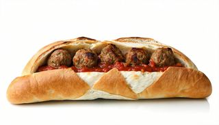 3- Panino con polpetta di cavallo semplice