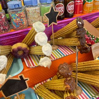 Churros Recheados  Chocolate Branco