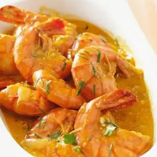Gambas Con Curry