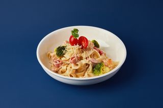 Паста с семгой