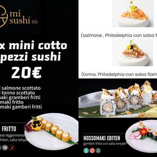 Box mini cotto 28pz sushi