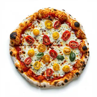Pizza rossa Margherita speciale