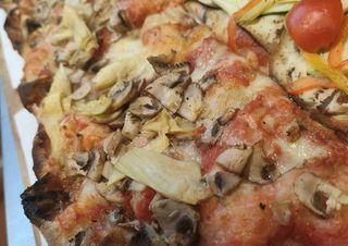 Carciofi e funghi al trancio - 2 pezzi