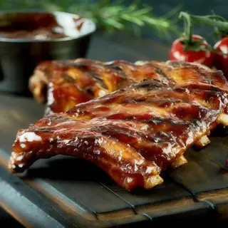 Costillas a la barbacoa