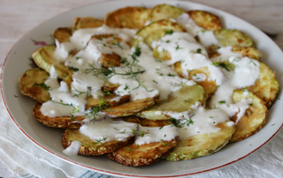 Тиквички с кисело мляко (350г)