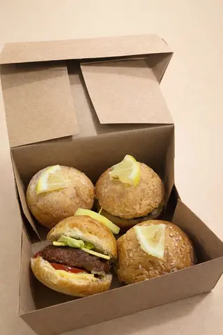 Mini cheese Burger (4 pieces )