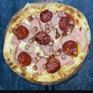 Pizza Quattro Carni XXL